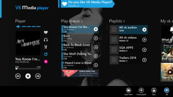 VK Media Player for Windows 10