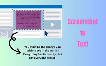 Screenshot to Text(OCR) - Image text extractor