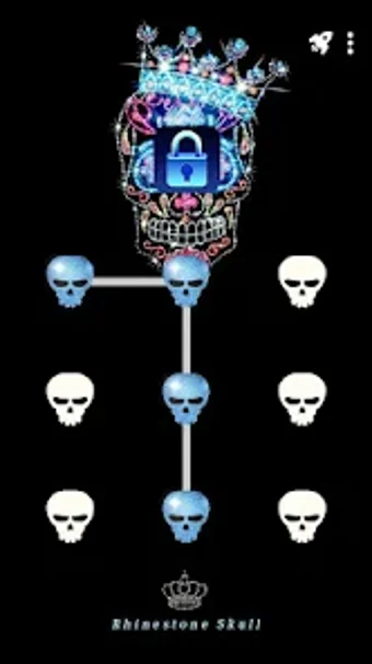 Rhinestone Skull - App Lock Ma