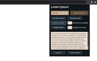 Simple Lorem Ipsum