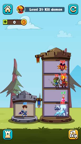 Hero Tower War - Merge Puzzle