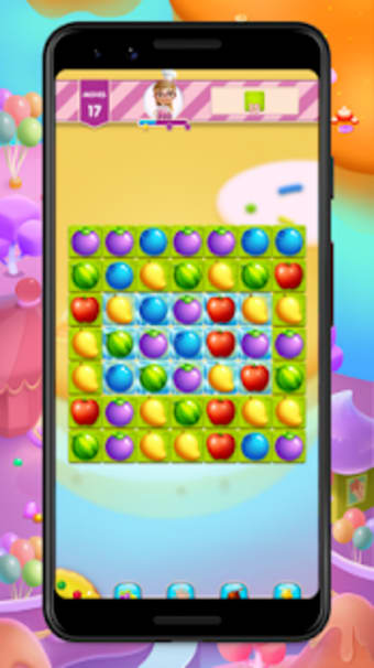 Sweet Fruits Match 3 Puzzle