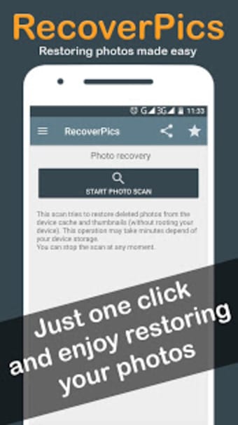 RecoverPics - Restore deleted photos