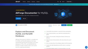 Image 0 for dbForge Documenter for My…