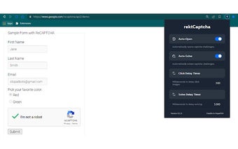 rektCaptcha: reCaptcha Solver