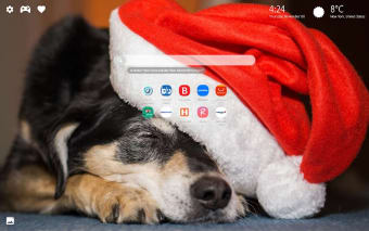 Christmas Dogs Wallpaper HD New Tab
