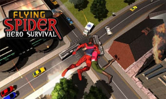 Flying Spider Hero Survival