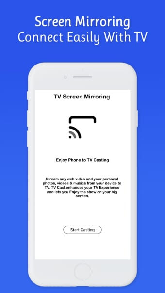 Screen mirroring for TV