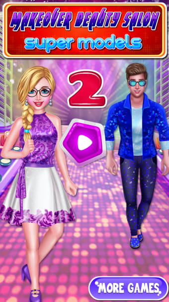 Beauty salon makeover game
