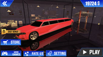 Limousine City Parking Game 3D