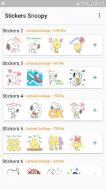Stickers For Snooopy - WAStickerApps