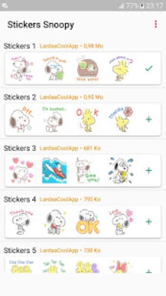 Stickers For Snooopy - WAStickerApps