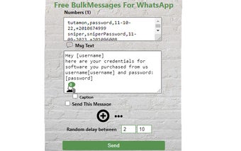 Free BulkMessages For WhatsApp