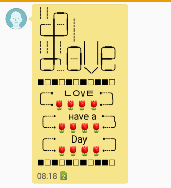 ASCII HEARTS:Send ASCII Hearts styles for free