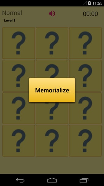 Memo memory game