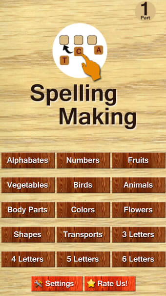 Kids Spelling Making Game