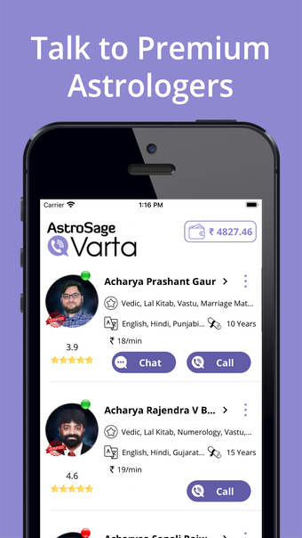 Kundli: Astrologer Chat  Call