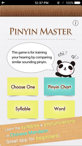 Chinese Pinyin Game