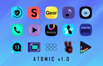 ATOMIC - Dark Retro Future Icons