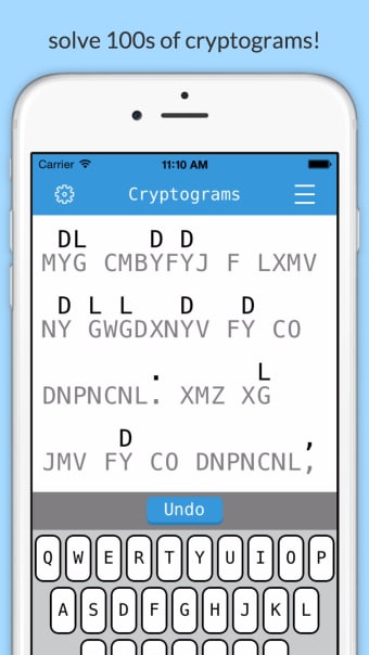 Cryptograms - Word Puzzles for Brain Training