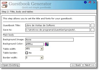 Guestbook Generator
