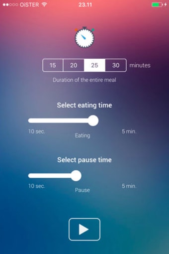 Bariatric Meal Timer