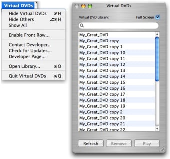 Virtual DVDs