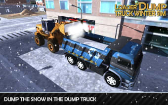 Loader  Dump Truck Winter SIM