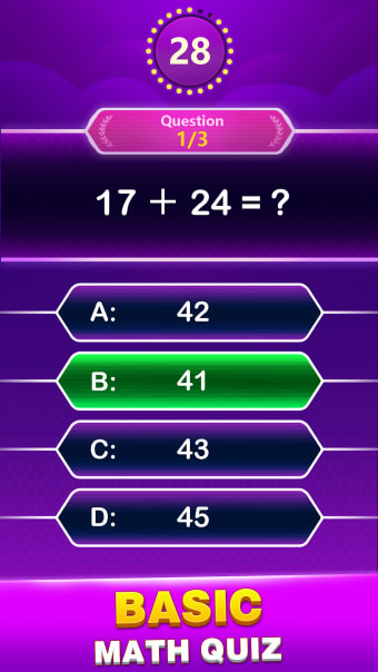 Math Trivia - Quiz Puzzle Game