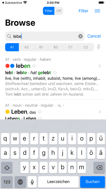Dictionary German
