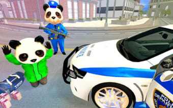 US Police Panda Rope Hero:Police Attack Game