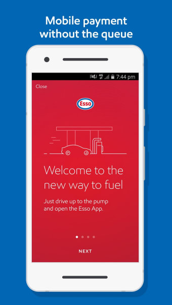 Esso: Pay for fuel  get points