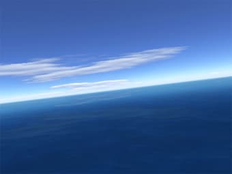 Flight Over Sea