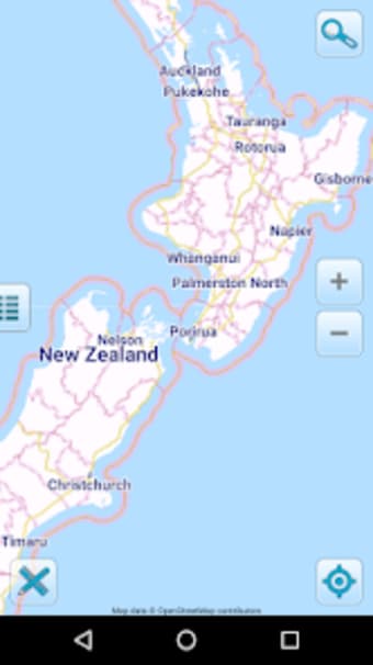 Map of New Zealand offline