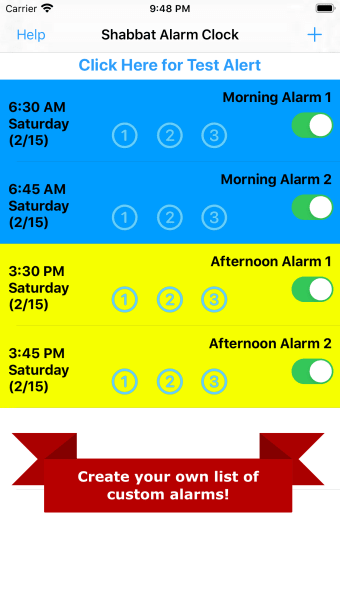Shabbat Alarm Clock