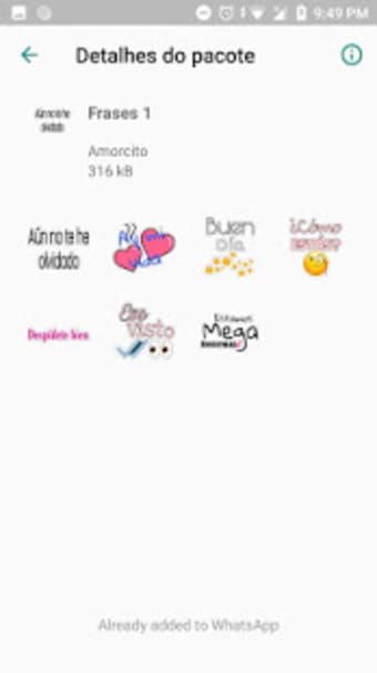 Stickers de amor y Piropos para WhatsApp