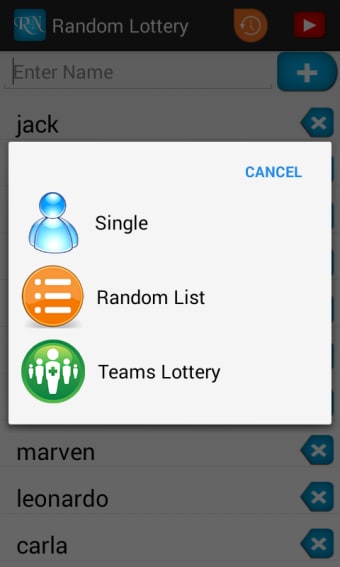 Random Lottery