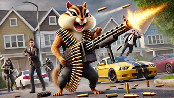 Squirrel Hero 3D Gun Master