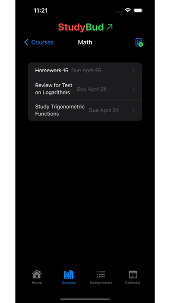 StudyBud: Assignment Tracker