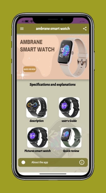 Ambrane smart watch