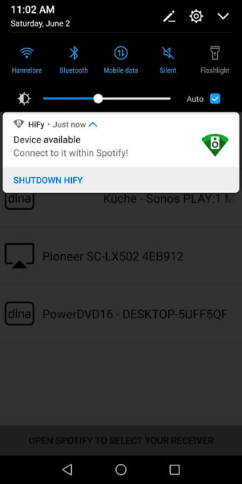 HiFy - AirPlay + DLNA for Spot