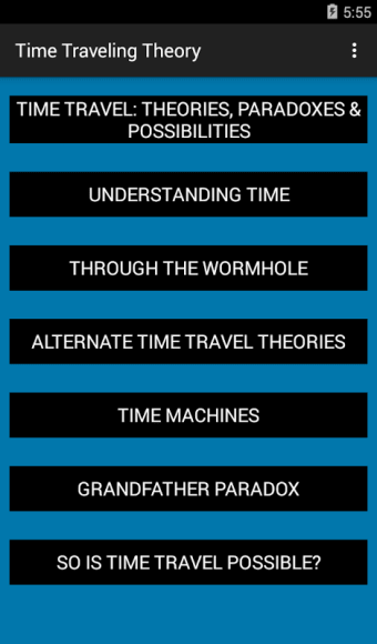 Time Travelling Theory