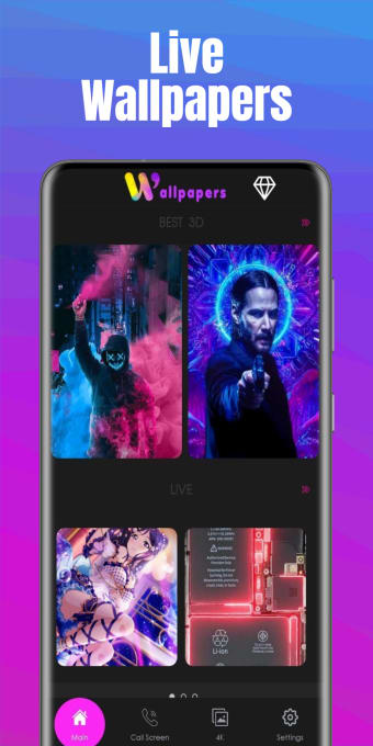 3D  Live Wallpapers