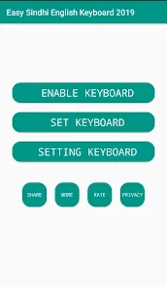 Sindhi English Keyboard
