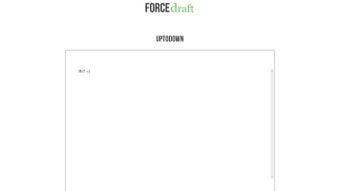 FORCEdraft