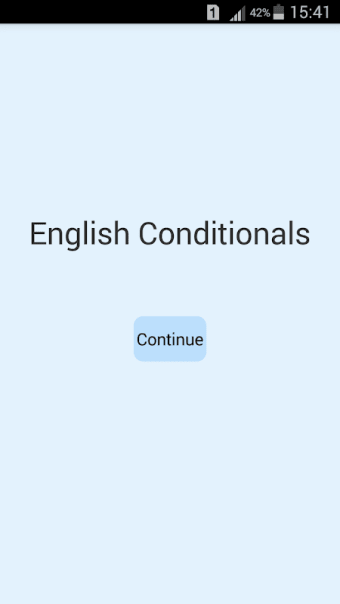 English Conditionals