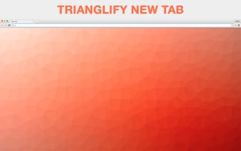 Trianglify New Tab