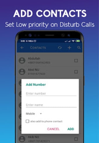 Priority Contacts: Important call manager  filter