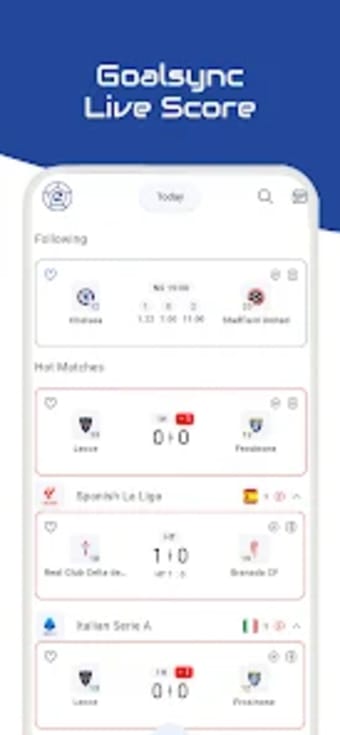 GoalSync - Live Sports Score