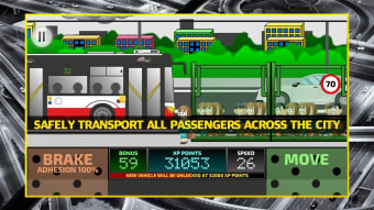 City Bus Driving Simulator 2D - coach driver sim
